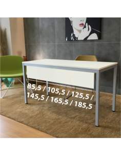 Medidas faldón para mesa escritorio line de kesta