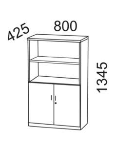 Medidas armario oficina con puertas bajas de kesta