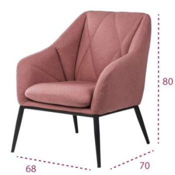 Medidas butaca moderna barata para oficina Kyoto de somcasa