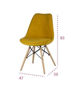 Medidas silla estilo eames lindy de somcasa