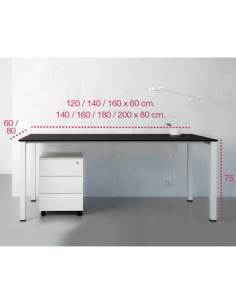 Medidas mesa de oficina q50 de aic martínez medina