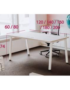 Medidas mesa de oficina Torii de Kesta
