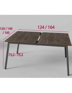 Medidas mesa de trabajo en grupo Torii de Kesta