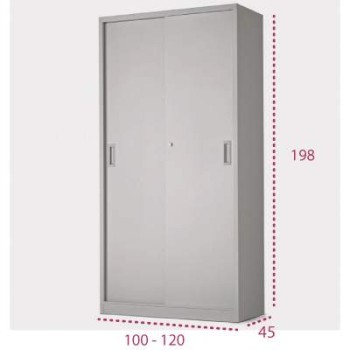 Medidas armario metálico con puertas correderas de more squared