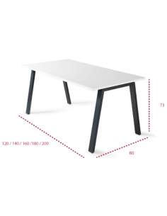 Medidas mesa de oficina Atrio de color personalizado de JGorbe