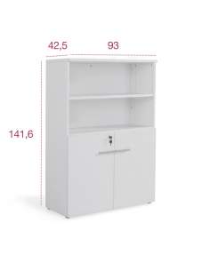 Medidas armario madera con puertas bajas de jgorbe de colores personalizados