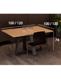 Medidas mesa reuniones cuadrada Piramid de Iman