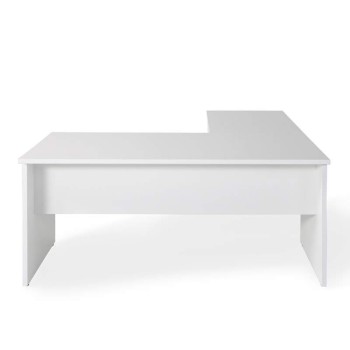 Escritorio esquinero oficina Serie Color de JGorbe en blanco