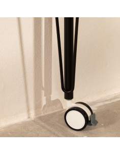 Escritorio con ruedas Naipe color negro