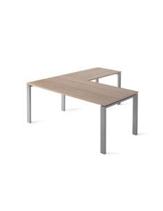 Escritorio en forma de L Pórtico de JGorbe en olmo