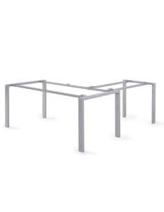 Estructura de escritorio en forma de L Pórtico de JGorbe