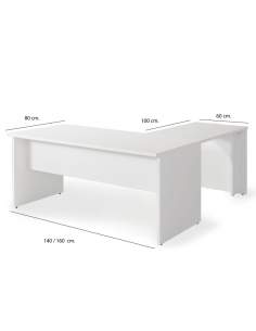 Medidas escritorio esquinero Serie Color de Jgorbe con entrega rápida