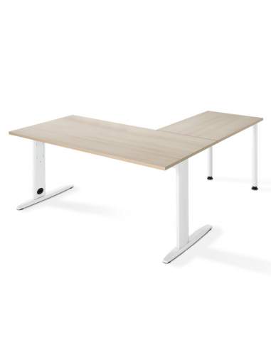 Mesa en L serie Carving de Jgorbe en acacia