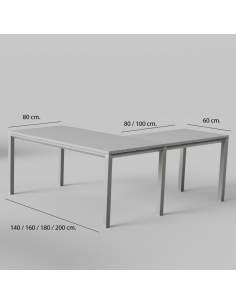 Medidas escritorio esquinero Metrik de Kesta