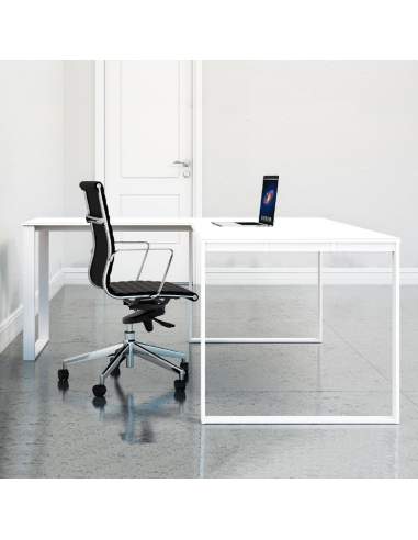 Mesa en L Marco de AIC en varios colores