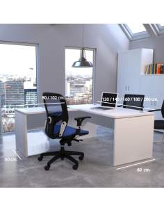 Escritorio esquinero Euro 2000 de Euromof con entrega rápida