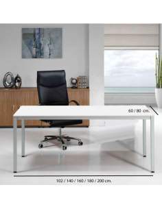 Medidas mesa escritorio para oficina Euro 5100 de Euromof