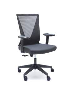 Silla de escritorio Tirana de Euromof negra - La Oficina Online