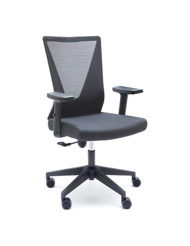 Silla de escritorio Tirana de Euromof negra - La Oficina Online