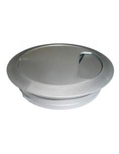 Pasacables escritorio en forma de L Portico