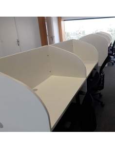 Mesas para call center doble de Emobok