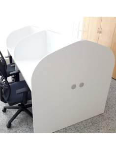 Mesa telemarketing doble de Emobok