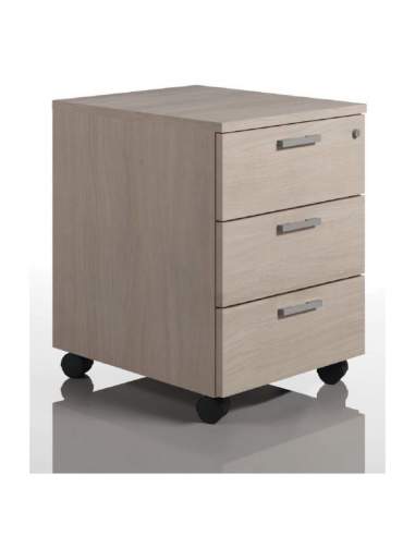 Cajonera oficina madera 3 cajones de Kesta