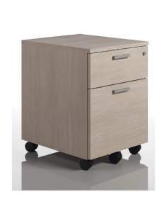 Cajonera oficina madera 1 cajón y archivo de Kesta