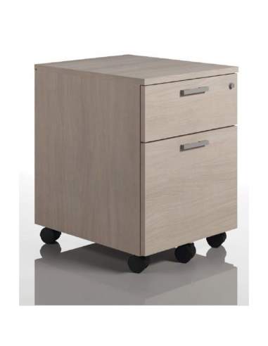 Cajonera oficina madera 1 cajón y archivo de Kesta