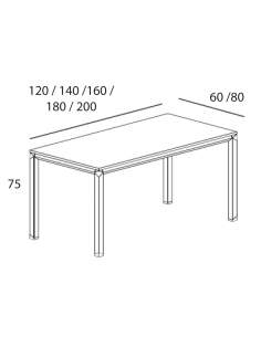 Medidas mesa escritorio oficina metrik de kesta