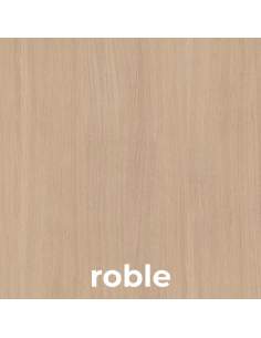 Armario de madera bajo con puertas de Kesta color madera de roble