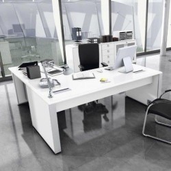 Serie Líder: mesas de dirección, alas auxiliares, mesas de reunión