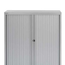 Armarios metálicos con puertas de persiana vertical | Laoficinaonline