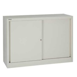 Armario metálico con puertas correderas para oficina | Laoficinaonline